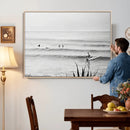 Surfer Silhouette Wall Art Canvas Print – Framed Calm Ocean by MyGreatCanvas | Canvas Wall Art Prints | Photo Prints & Wall Decor