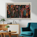 Modern Japanese Wall Art Canvas Print – Framed Abstract