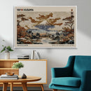 Yayoi Kusama Wall Art Canvas Print – Framed Modern Japanese
