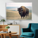 Bison Wall Art Canvas Print – Framed Buffalo American Bison