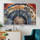 Tree Rings Wall Art Canvas Print – Framed Wood Art Picture by MyGreatCanvas | Canvas Wall Art Prints | Photo Prints & Wall Decor