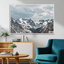 Snowy Peaks Wall Art Canvas Print – Alpine Wilderness