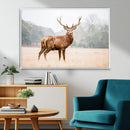 Vintage Wildlife Wall Art Canvas Print – Misty Landscape by MyGreatCanvas | Canvas Wall Art Prints | Photo Prints & Wall Decor