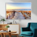 Ocean Sunset Wall Art Canvas Print – Nautical Beach