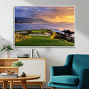 Pebble Beach Golf Wall Art Canvas Print – Iconic Coastal by MyGreatCanvas | Canvas Wall Art Prints | Photo Prints & Wall Decor