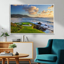 Pebble Beach Golf Links Wall Art Canvas Print – Iconic by MyGreatCanvas | Canvas Wall Art Prints | Photo Prints & Wall Decor