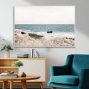 Coastal Ocean View Wall Art Canvas Print – Serene Rocky by MyGreatCanvas | Canvas Wall Art Prints | Photo Prints & Wall Decor