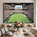 Chicago Bears Soldiers Field Wall Art Canvas Print – Framed