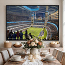 Chicago Dome Stadium Wall Art Canvas Print – Framed Modern