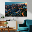 Chicago Bears Soldiers Field Wall Art Canvas Print – Framed
