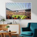 Cleveland Browns Stadium Wall Art Canvas Print – Framed NFL