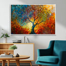 Yggdrasil Tree of Life Mosaic Stained Glass Wall Art, Tree by MyGreatCanvas | Canvas Wall Art Prints | Photo Prints & Wall Decor