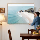 Aerial Beach Wall Art Canvas Print, Coastal Ocean Waves and by MyGreatCanvas | Canvas Wall Art Prints | Photo Prints & Wall Decor