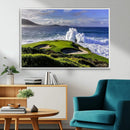 Ocean Waves Crashing Wall Art Canvas Print – Dramatic Rocky by MyGreatCanvas | Canvas Wall Art Prints | Photo Prints & Wall Decor