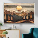 Wood Mountain Wall Art Canvas Print – Layered Forest and by MyGreatCanvas | Canvas Wall Art Prints | Photo Prints & Wall Decor
