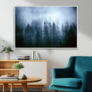 Foggy Pines Misty Forest Wall Art Print by MyGreatCanvas | Canvas Wall Art Prints | Photo Prints & Wall Decor