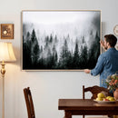 Foggy Forest Wall Art Canvas Print – Mountain Woodland by MyGreatCanvas | Canvas Wall Art Prints | Photo Prints & Wall Decor
