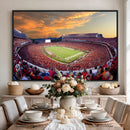 Dooley Stadium Wall Art, Sports Arena Canvas Print, Dooley