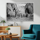 Wild Elephant Wall Art Canvas Print by MyGreatCanvas | Canvas Wall Art Prints | Photo Prints & Wall Decor