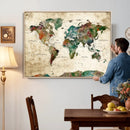 World Map Canvas Print – Framed Detailed Map of the World by MyGreatCanvas | Canvas Wall Art Prints | Photo Prints & Wall Decor