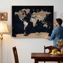 Grunge Wall Art World Map Canvas Print by MyGreatCanvas | Canvas Wall Art Prints | Photo Prints & Wall Decor