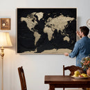 World Map Wall Art Print – Detailed Map of the World Wall by MyGreatCanvas | Canvas Wall Art Prints | Photo Prints & Wall Decor