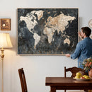 World Map Canvas Print – Detailed Map of the World Wall Art by MyGreatCanvas | Canvas Wall Art Prints | Photo Prints & Wall Decor