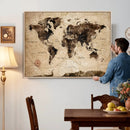 World Map Wall Art Canvas Print by MyGreatCanvas | Canvas Wall Art Prints | Photo Prints & Wall Decor