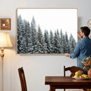 Misty Mountain Forest Canvas Print, Foggy Pine Trees Nature by MyGreatCanvas | Canvas Wall Art Prints | Photo Prints & Wall Decor