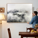 Foggy Forest Wall Art Canvas Print, Misty Pine Tree by MyGreatCanvas | Canvas Wall Art Prints | Photo Prints & Wall Decor
