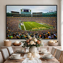Green Bay Packers Stadium Wall Art Canvas Print, Lambeau
