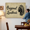 Original Landlords Wall Art Canvas Print, Native American by MyGreatCanvas | Canvas Wall Art Prints | Photo Prints & Wall Decor