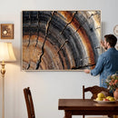 Abstract Tree Ring Wall Art Print – Natural Rustic Wood by MyGreatCanvas | Canvas Wall Art Prints | Photo Prints & Wall Decor