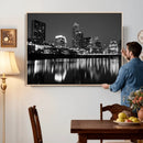 Austin Skyline Wall Art Canvas Print, Austin Downtown Night by MyGreatCanvas | Canvas Wall Art Prints | Photo Prints & Wall Decor