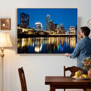 Austin Skyline Wall Art Canvas Print, Austin Downtown Night by MyGreatCanvas | Canvas Wall Art Prints | Photo Prints & Wall Decor