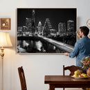 Austin Skyline Wall Art Canvas Print, Austin Downtown Night by MyGreatCanvas | Canvas Wall Art Prints | Photo Prints & Wall Decor