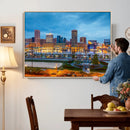 Baltimore Skyline Wall Art Canvas Print, Baltimore Downtown by MyGreatCanvas | Canvas Wall Art Prints | Photo Prints & Wall Decor