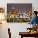 Baltimore Skyline Wall Art Canvas Print, Baltimore Downtown by MyGreatCanvas | Canvas Wall Art Prints | Photo Prints & Wall Decor