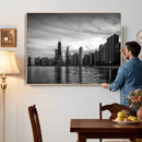 Chicago Wall Art Canvas Print, Chicago City Downtown Night by MyGreatCanvas | Canvas Wall Art Prints | Photo Prints & Wall Decor