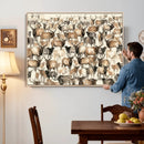 American Elk Wall Art Canvas Print - Abstract Deer Animal by MyGreatCanvas | Canvas Wall Art Prints | Photo Prints & Wall Decor