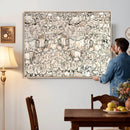 Abstract Bison Wall Art Canvas Print - Abstract Longhorn by MyGreatCanvas | Canvas Wall Art Prints | Photo Prints & Wall Decor