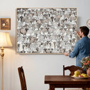 Abstract Texas Cow Wall Art Canvas Print - Farm Longhorn by MyGreatCanvas | Canvas Wall Art Prints | Photo Prints & Wall Decor