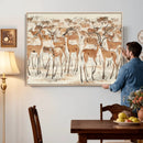 Gazelle Wall Art Canvas Print - Abstract Antelope Wall Art by MyGreatCanvas | Canvas Wall Art Prints | Photo Prints & Wall Decor