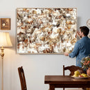 Farmhouse Bighorn Sheep Wall Art Canvas Print - Abstract by MyGreatCanvas | Canvas Wall Art Prints | Photo Prints & Wall Decor