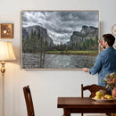 Yosemite Valley River Wall Art Canvas Print, Granite Cliffs by MyGreatCanvas | Canvas Wall Art Prints | Photo Prints & Wall Decor
