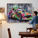 Graffiti Sports Car Street Art Wall Art Canvas Print, by MyGreatCanvas | Canvas Wall Art Prints | Photo Prints & Wall Decor