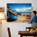 Fishing Boats Wall Art Canvas Print, Coastal Boat Beach by MyGreatCanvas | Canvas Wall Art Prints | Photo Prints & Wall Decor