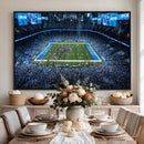 Detroit Lions Stadium Wall Art Canvas Print, Football Field