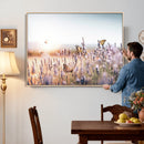 Lavender Field Wall Art Canvas Print, Butterfly Floral by MyGreatCanvas | Canvas Wall Art Prints | Photo Prints & Wall Decor