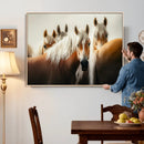 Wild Horse Herd Wall Art Canvas Print, Natural Horse by MyGreatCanvas | Canvas Wall Art Prints | Photo Prints & Wall Decor